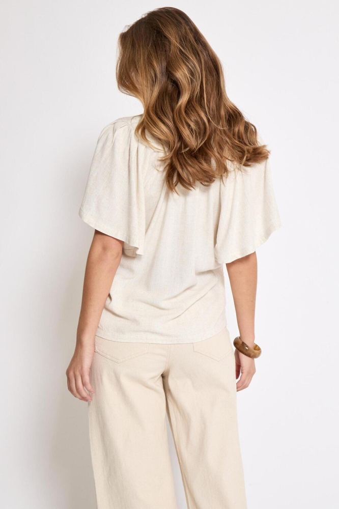HANNAH BLOUSE PC8312 0202 WHITECAP GREY MELANGE